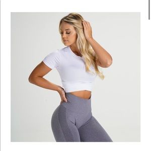 Nvgtn crossbody crop top SOLD